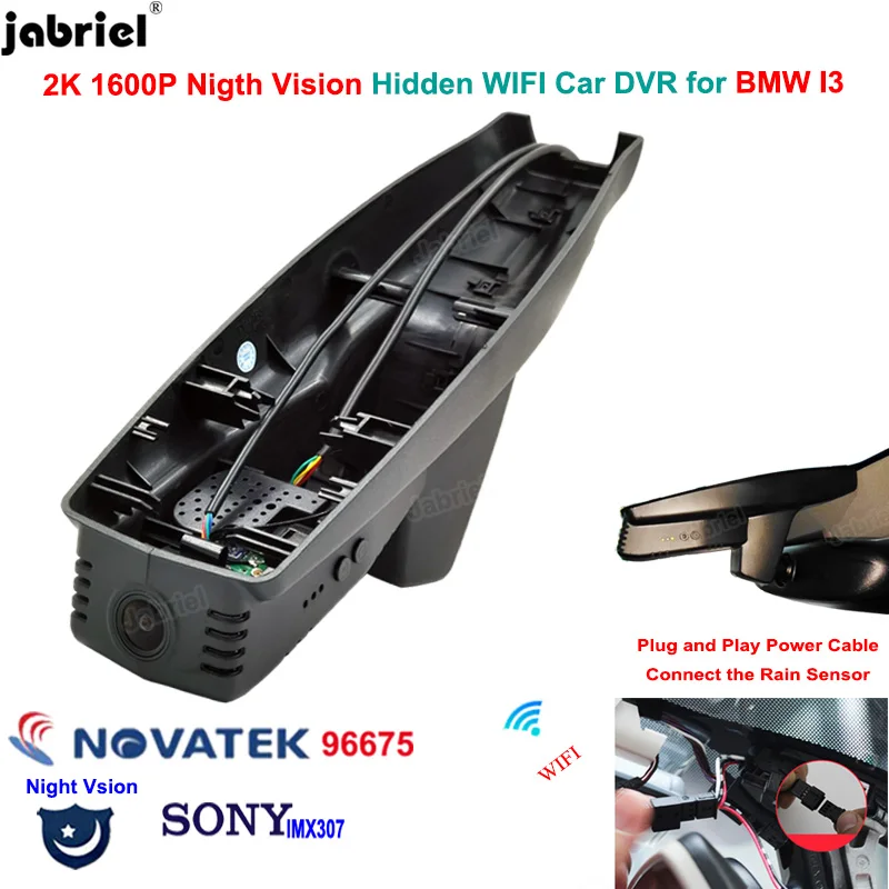 Per Bmw I3 Per Bmw I3 I01 2013 2014 2015 2016 2017 2018 2019 2020 2021 2022 Nuovo 2K 1600P Wifi Dash Cam Car Dvr Driving Recorder