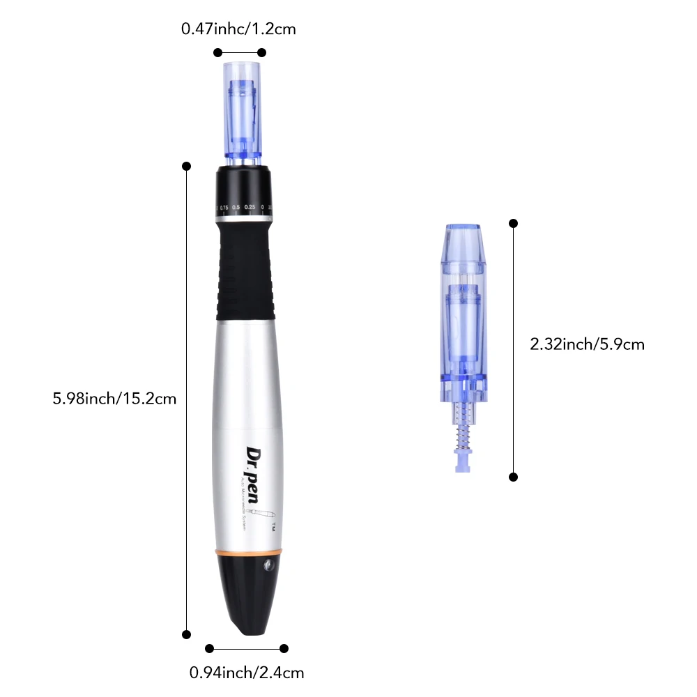 Электрическая Дерма-ручка с микроиглой, А6, штамп, профессиональное оборудование для красоты, Dr ручка, татуировка, пистолет для ухода за кожей, антивозрастной инструмент, картридж
