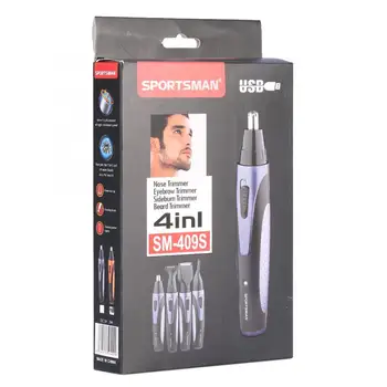 

Nose And Ear Trimmer Automatic Rechargable Ear Nose Beard Eyebrows Hair Removal Trimmer Electric Face Shaver Set Hair Trimmer