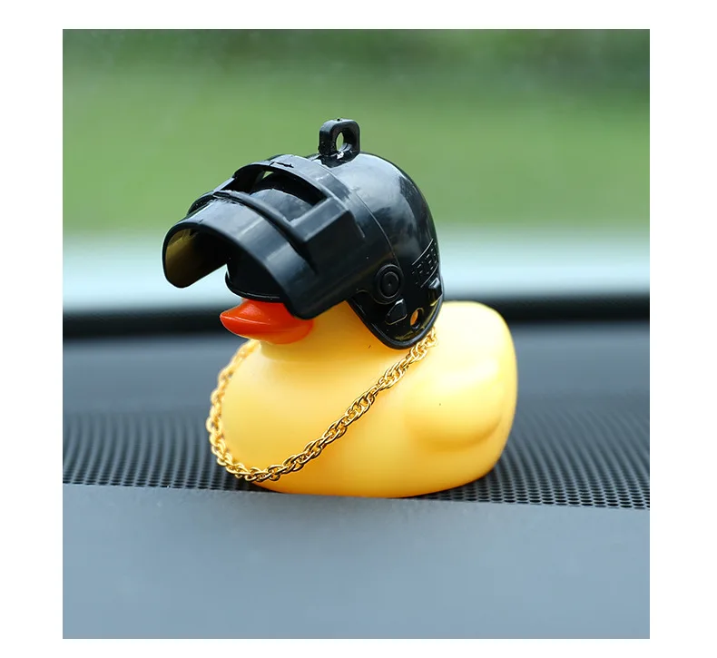 2 Pendentifs Canard Oscillants Pour Rétroviseur - KEWUF - Décoration Voiture Mignonne Qui Change De Couleur Avec La Température