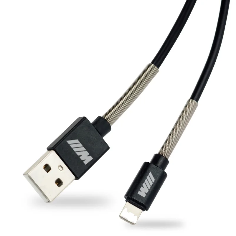 

1X Cable Fast Charger M Logo Cable For BMW E30 E60 M E36 E90 E46 X5 E70 E39 E34 X3 E46 E61 F31 M2 F11 For iPhone Android
