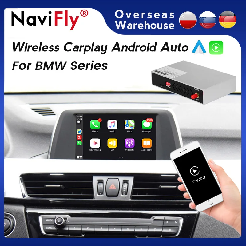 Car Multimedia Wireless Apple Carplay Android Auto Box For Bmw F02 F07 F10 F20 F21 F30 F34 E60