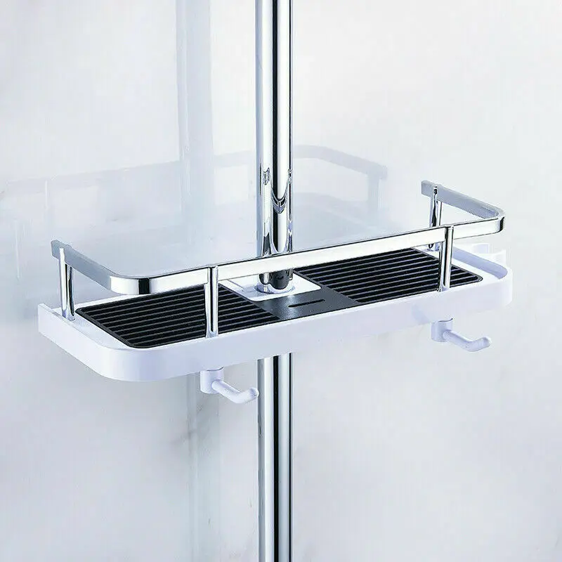 Estante de ducha sin perforación, cesta de ducha autoadhesiva, estante de  ducha de acero inoxidable cepillado para baños YONGSHENG 8390611746926