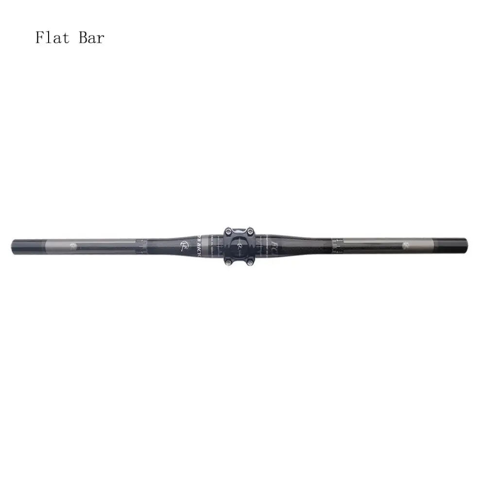 FCFB 3K Glassy T800 углеродное волокно руль для горного велосипеда