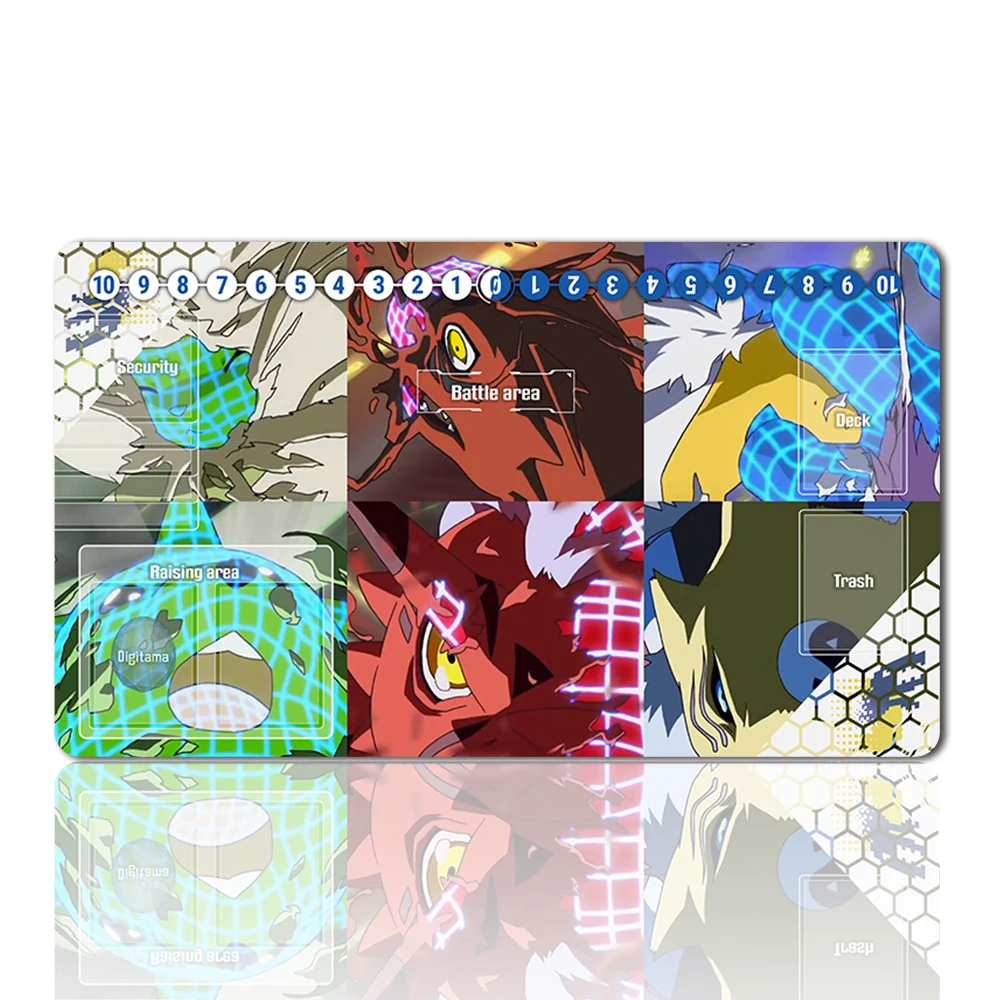 

Игровой коврик для настольной игры DTCG 81312871, размер 60x35 см, коврик для мыши, игровые коврики, совместимые с Digimon, TCG, геймпад