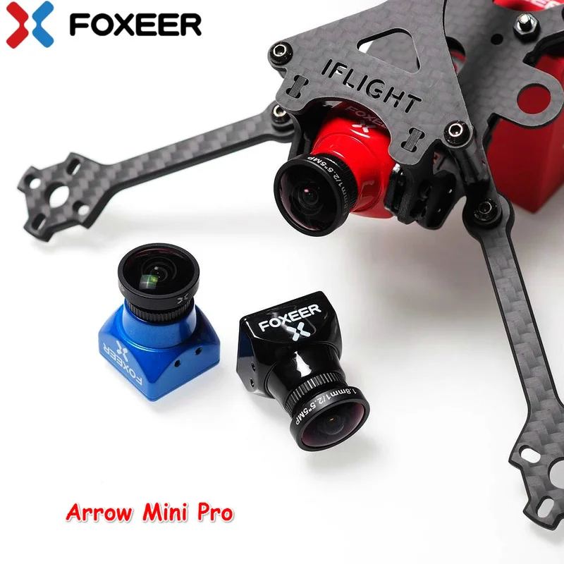 Foxeer Arrow Mini Pro 1,8 мм/2,5 мм 650TVL WDR FPV камера Встроенный OSD с кронштейном NTSC/PAL для гоночного дрона FPV