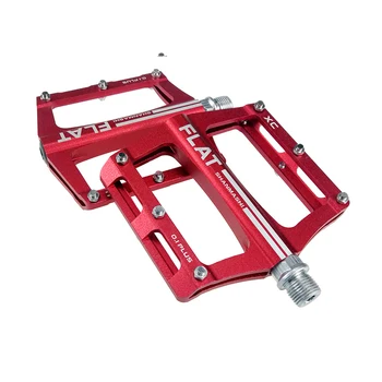 

shanmashi 2020New 10 Colors Platform Alloy Road Bike Pedals Ultralight MTB Bicycle Pedal Bike Accessories
