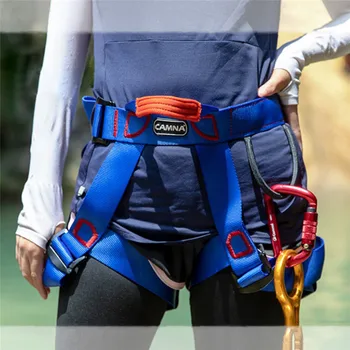 

Professional Climbing Harness Outdoor Sports Safety Belt Rock Waist Support Half Body Harness Aerial Survival Equipment New