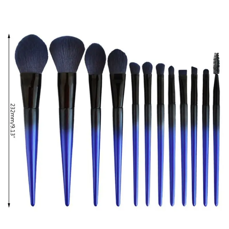 

12pcs Makeup Brushes for Powder Concealer Blusher Blush Eyebow Cosmetic Tools 875C