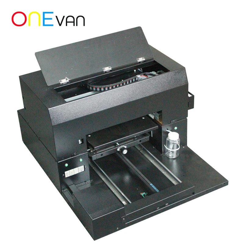  3D embossed local varnish mobile phone shell UV flatbed printer Apple tempered glass back cover pri