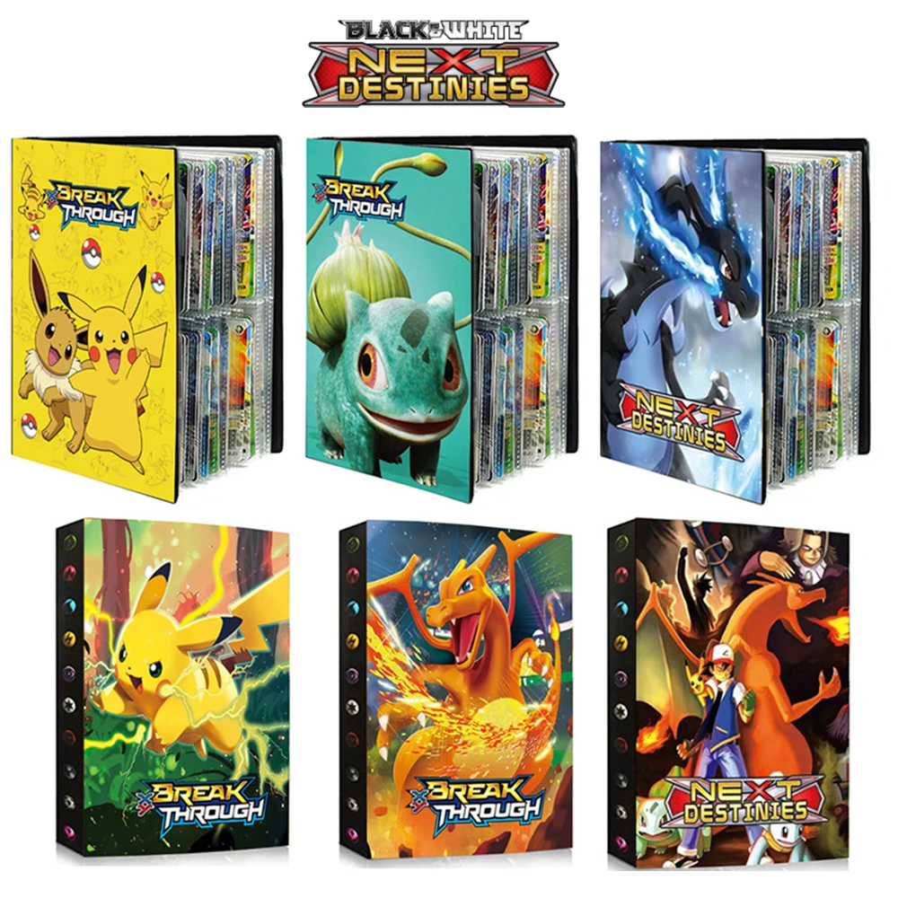 子供のためのポケモンカードブック ポケモンチェックの形をしたおもちゃ 240個のコレクション 印刷されたカード クリスマスの誕生日プレゼント Null Aliexpress