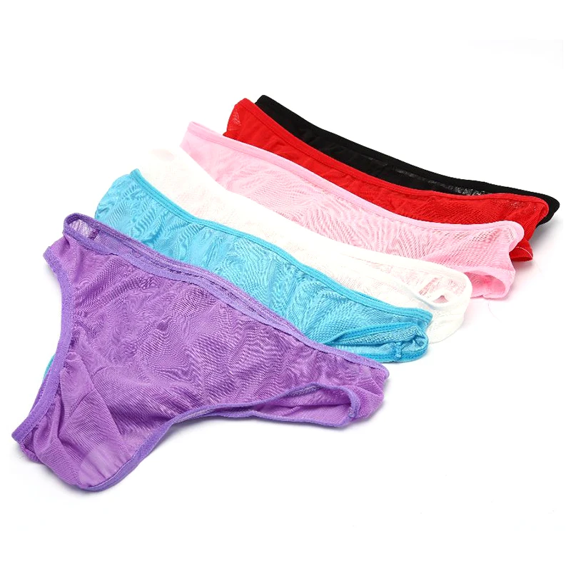 Men Couple Passion SM Game Men's Lace Mesh Pouch G-string Thong T-back Lingerie Brief Panty Sexy Gay Party Pants Adults