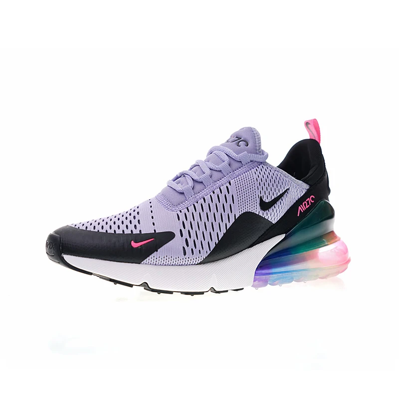 Оригинальные подлинные женские кроссовки для бега NIKE AIR MAX 270, Спортивная Уличная обувь, качественные Удобные Модные AH6789-700