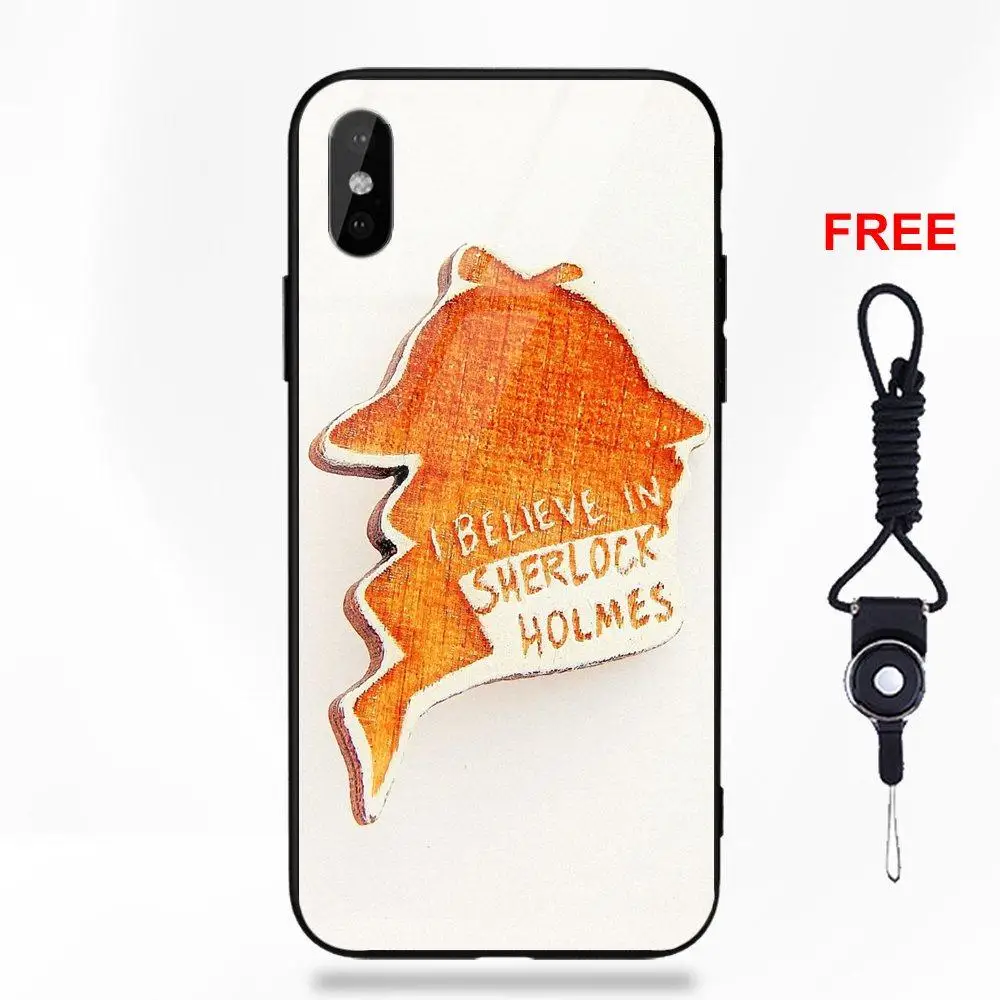Omdnwd сохраняйте спокойствие и верьте в Шерлок Холмс для Apple iPhone 5 5C 5S SE 6 6S 7 8 Plus X XS Max XR - Цвет: as picture