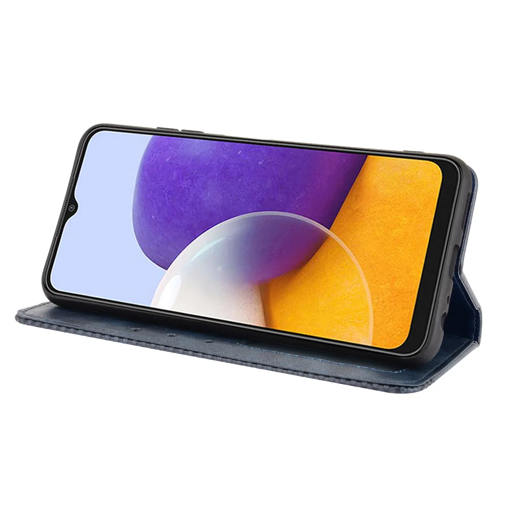 Leather Wallet Flip Phone Case with Magnetic Closure and Photo Frame