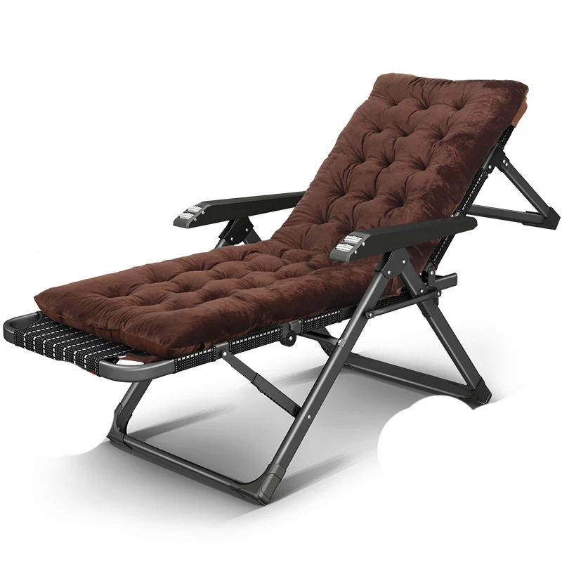 

Chaise Longue Folding Lunch Break Balcony Backrest Nap Chair Leisure Home Portable Beach Old Lazy Office Cool Chair