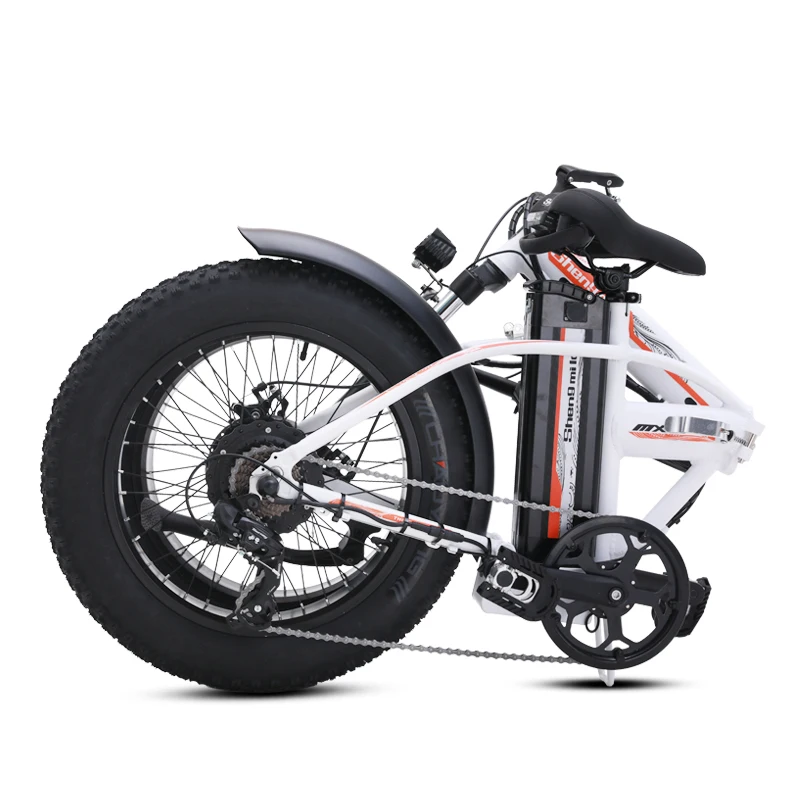 Электрический велосипед sheng milo 48v Батарея складной электрический 500w мотоцикл