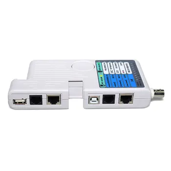 

Network Tester Video Cable Plastic+metal Line Detector 4 In 1 Rj45 Multifunctional White Testable Inc Surveillance Onleny