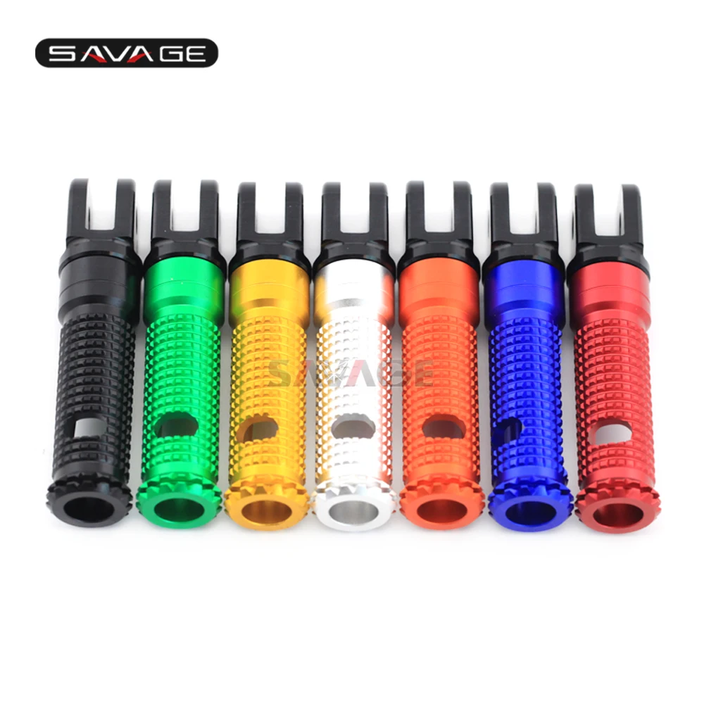 

Front Footrest Peg Pegs Adapters For YAMAHA XJ 6/6N/6S Diversion F XJR 400/400R/1200/1300 FJR1300 Passenger Foot Rest Pedal CNC