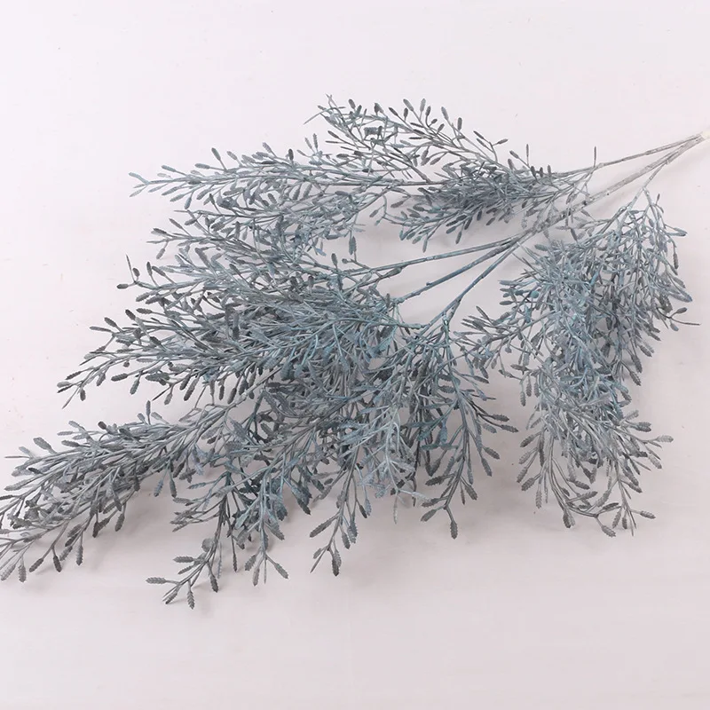 Искусственная рисовая трава 10 шт., пластиковое растение, Фотофон для свадебной церемонии, декоративная Дымчатая трава, аксессуары для дома, искусственные растения