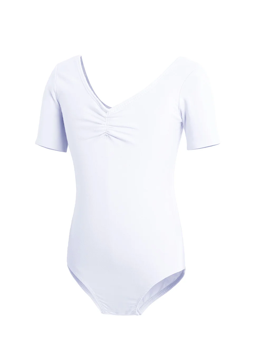 Ballet Leotards Kids Gymnastics Leotard Girls Dance Bodysuit Dancewear Dance Costumes Toddler Cotton Dance Leotard Short Sleeves