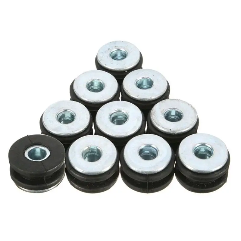 10pcs Motorcycle Rubber Grommets For Honda For Yamaha Suzuki Kawasaki Fairings