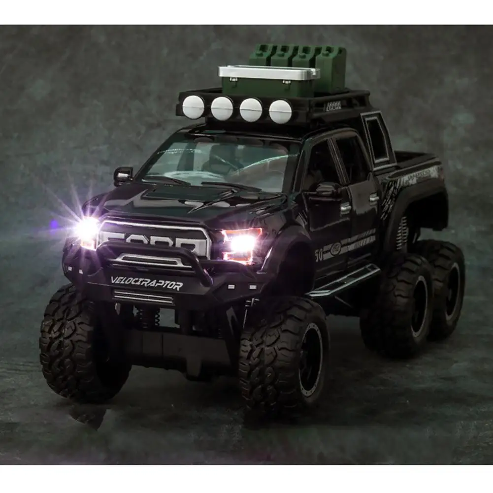 RCtown 1:32 имитация Раптора F150 Acousto Optic Устойчивый сплав модель автомобиля детская