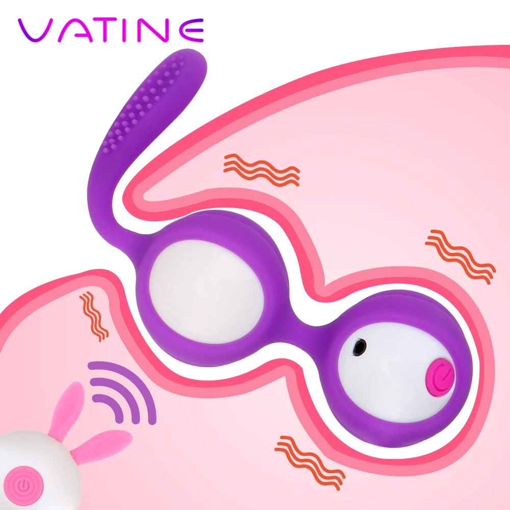 Vatine Palla Vaginale Telecomando Senza Fili Ben Wa Ball Vagina Stringere Esercizio Smart Kegel Ball Vibratore Giocattoli Sessuali Per Donne