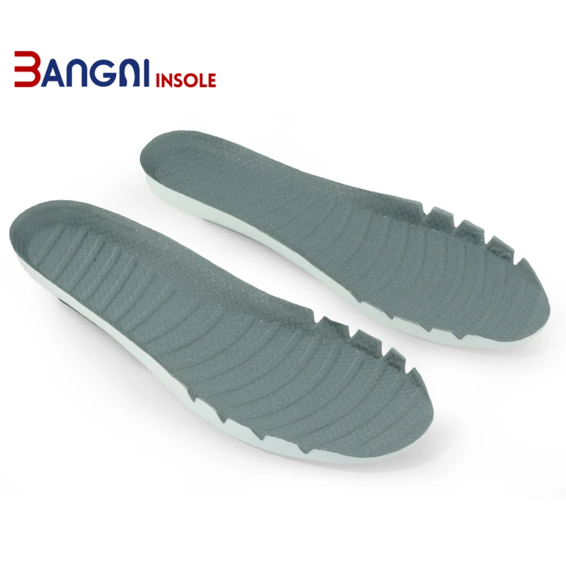 

3ANGNI Elastic Men/Woman Orthotic Arch Support Shoe Insert Flat Feet insoles for shoes Comfortable Rubber EVA Orthopedic insole