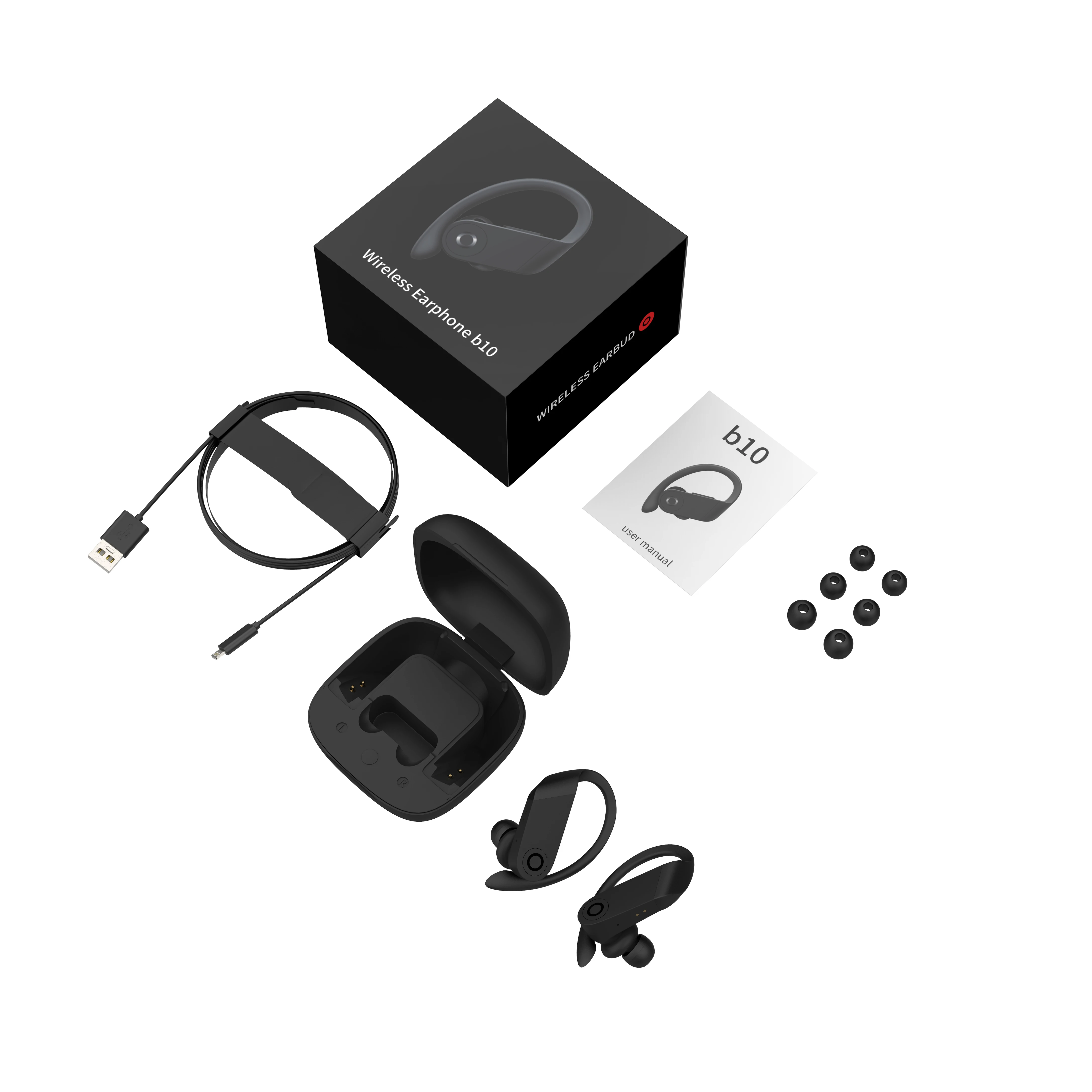 [ ] Оригинальные B10 TWS Беспроводные Bluetooth 5,0 сенсорные водонепроницаемые наушники с зарядной коробкой микрофон для Andriod/iphone