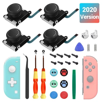 

4x Joysticks for Switch/Switch Lite Replacement Controllers Thumb Grip Cap