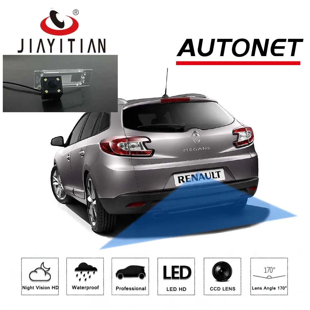 

JiaYiTian rear view camera For Renault Megane Estate Wango 2009 2010 2011 2012~2015 HD CCD backup camera Reverse Parking Camera