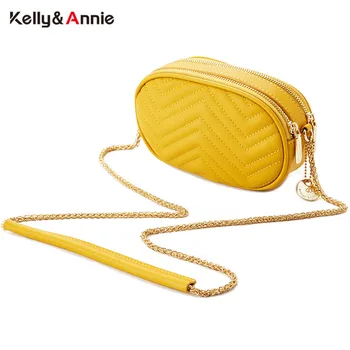 

2 Layer 2 Side Women Messenger Bags Soft Leather Small Shoulder Bags Heart Chain Strap Crossbody Bags Women Bolsa Feminina Sac