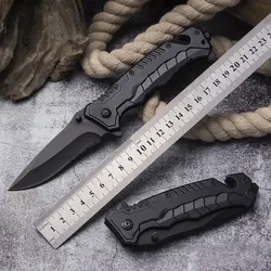 EDC – Mini couteau pliant de Camping tactique Portable, couteau militaire de survie multifonction, brise vitre de grande dureté 
