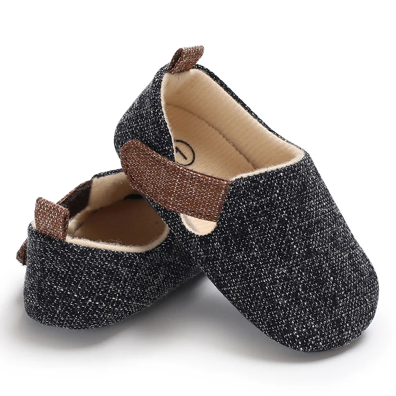 Новая стильная детская обувь для новорожденных мальчиков и девочек, тканевая прогулочная обувь из хлопка с мягкой подошвой, удобная обувь для малышей, обувь для малышей