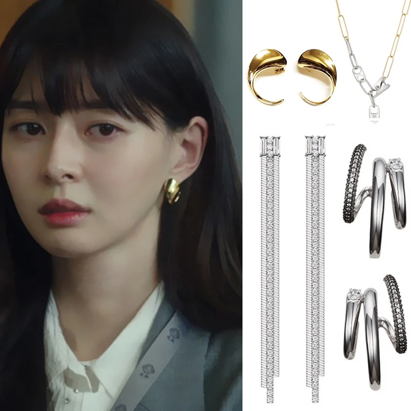 XiaoboACC K Dramas Itaewon класса 925 Серебряные иглы длинные серьги с жемчугом микро