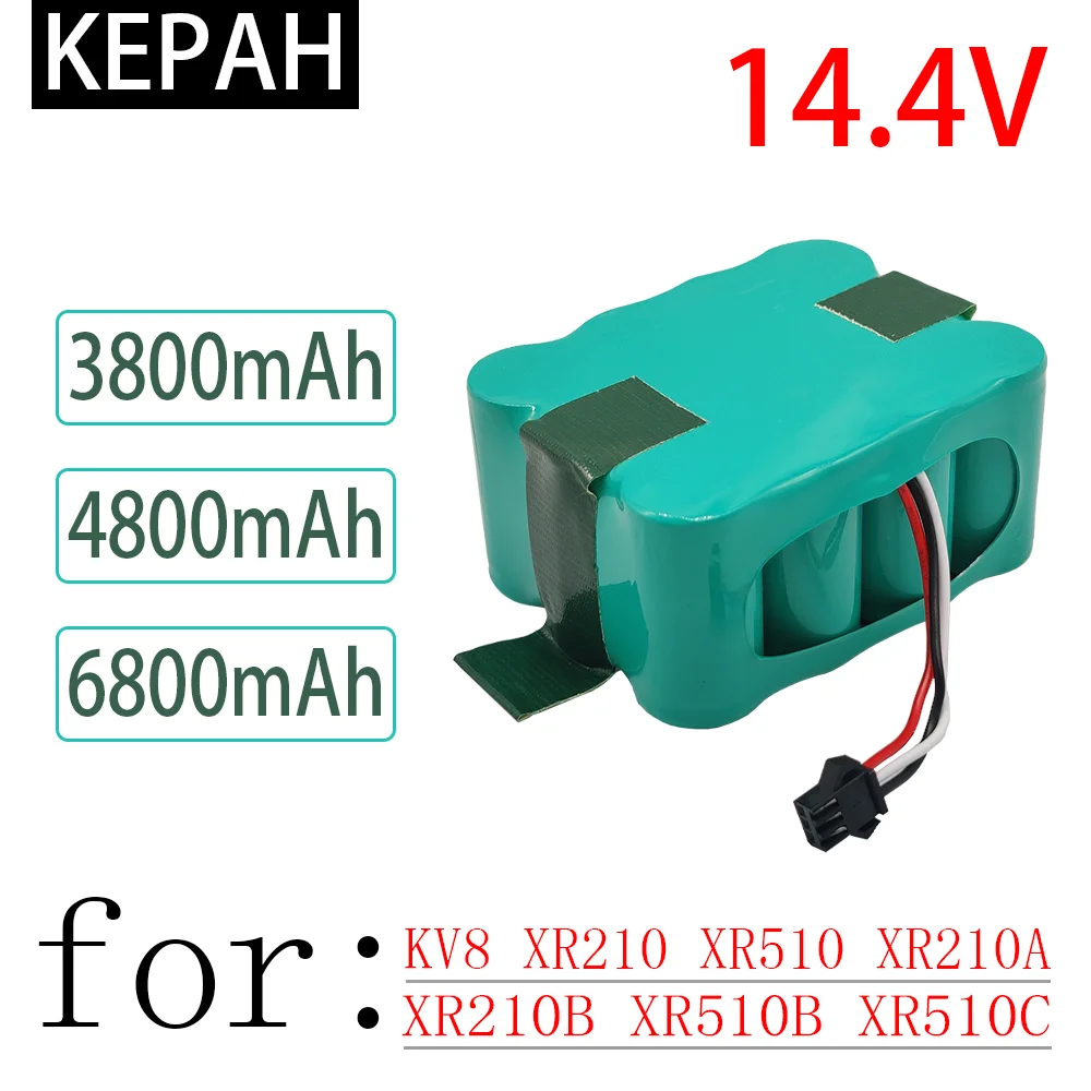 Аккумулятор 14 4 В Ni-MH SC 3800mAh-4800mAh-6800mAh для роботов KV8 XR210 XR510 XR210A XR210B XR510B XR510C |