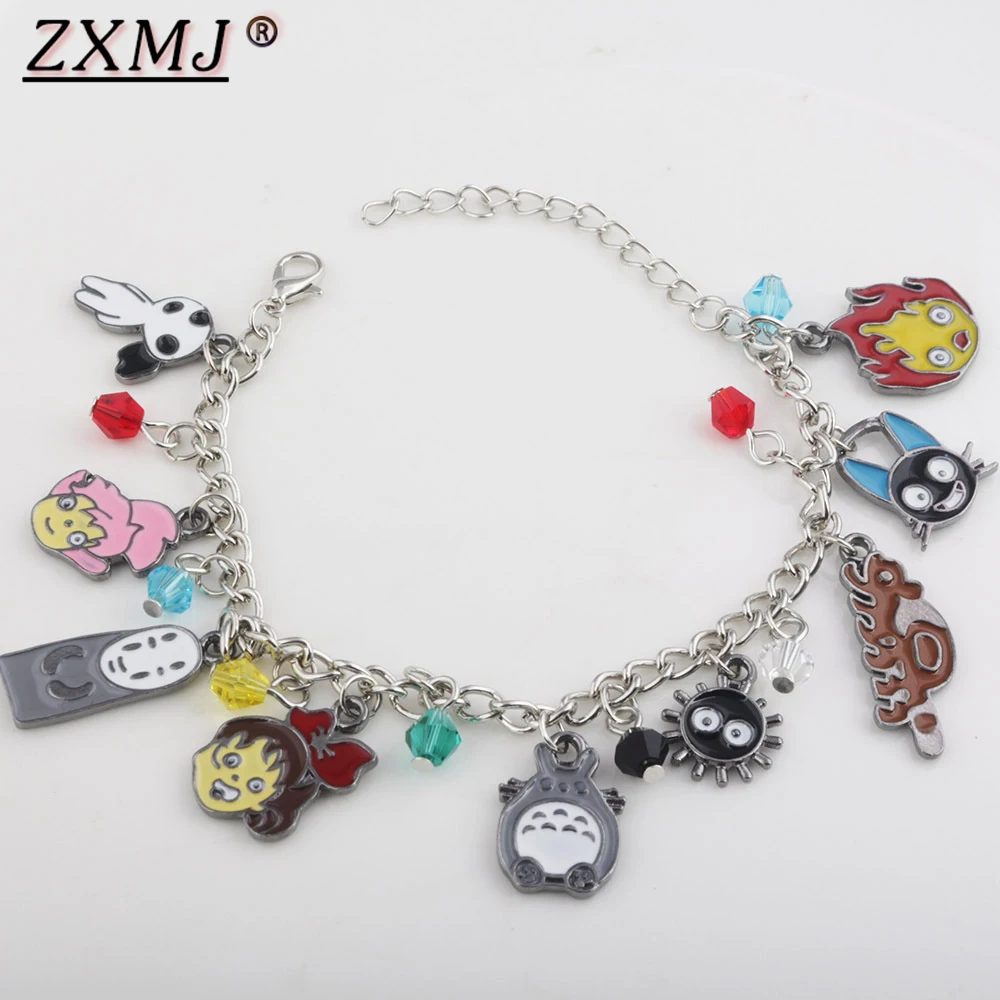 ZXMJ Хаяо Миядзаки Тоторо Унесенные призраками браслеты японский классический мультфильм аниме замок в браслет с изображением неба для ювелирных изделий подарок