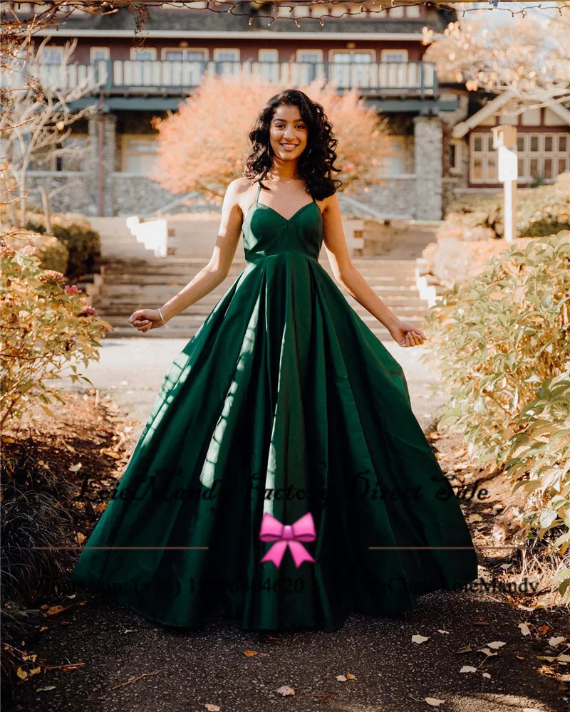 Emerald Green Prom Dresses Long 2022 
