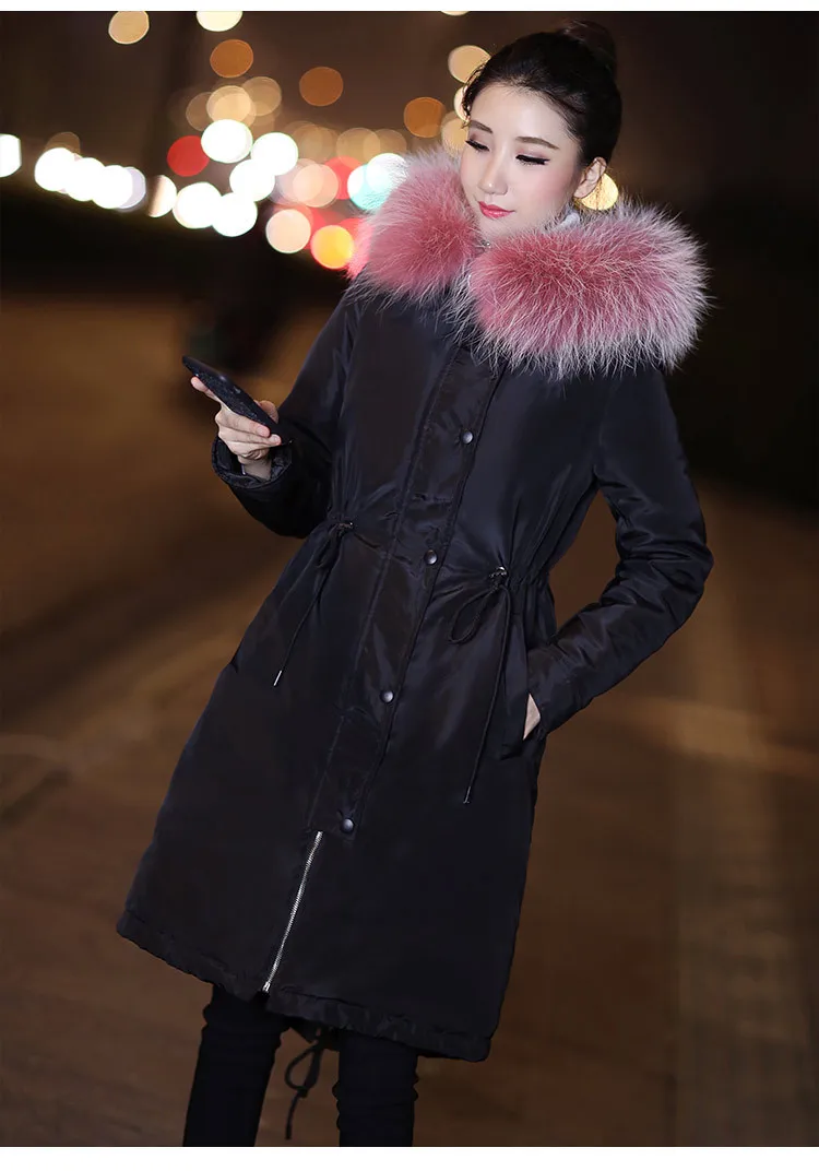 Новинка, женские XL-5XL парки большого размера, зимние теплые длинные куртки с капюшоном на молнии, верхняя одежда из флока