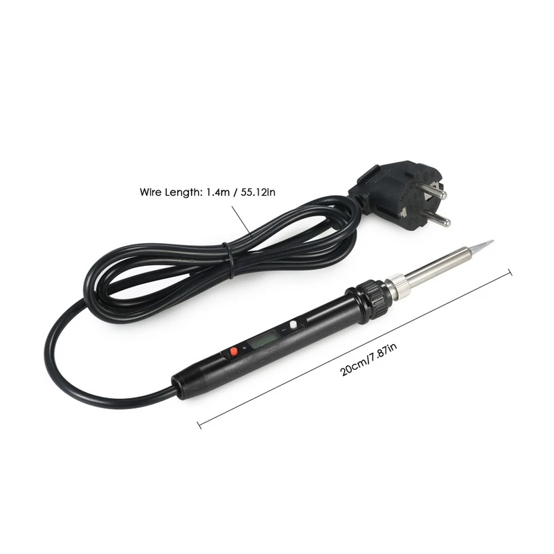 

Electric Soldering Iron Station Adjustable Temperature Solder Gun 80W Digital T13 Tip Heater Welding Torches LCD Repair Tool
