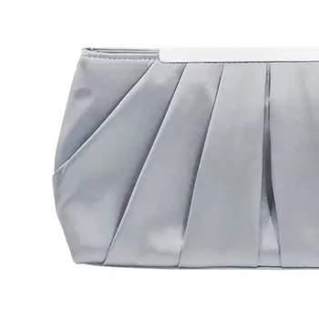

Women Girls Satin Clutch Evening Bag Bridal Wedding Party Fashion Prom Handbag C90E