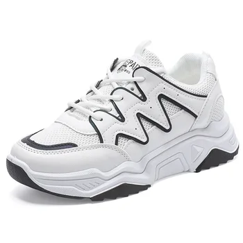 

2020 WOMEN'S Shoes Spring Shoes Women's Korean-style Students Versatile Reflective Athletic Shoes Luxury Shoes Women Designers