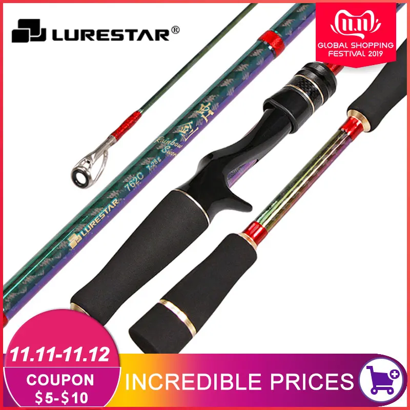 Оригинальная Lurestar Fuji Guide высокоуглеродистая удочка для ловли мелкой рыбы