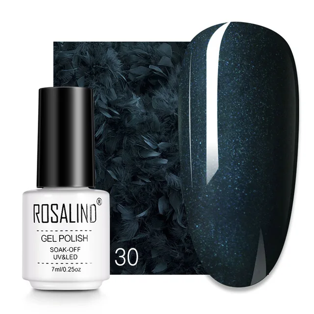 ROSALIND 7ML Nail Gel Polish Hybrid Varnishes All For Manicure Nails Art Base Top Coat UV Lamp Vernis Semi Permanent Varnishes RC30
