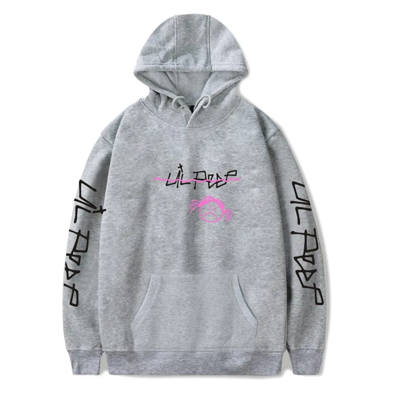 Hoodies 14 Lil Peep Забавный пуловер Lil Peep толстовки с принтом больших размеров для мужчин Повседневная Уличная Толстовка с длинным рукавом - Цвет: Hoodies 14