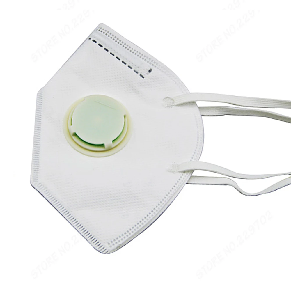 

N95 Particulate Respirator Folded Dust Mask Valve FFP2 Folding Face Mask