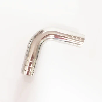 

4" 102mm OD Hose Barb 304 Stainless Steel Sanitary 90 Degree Elbow Pipe Fitting For Home Brew Homebrew Wine Beer Brewing