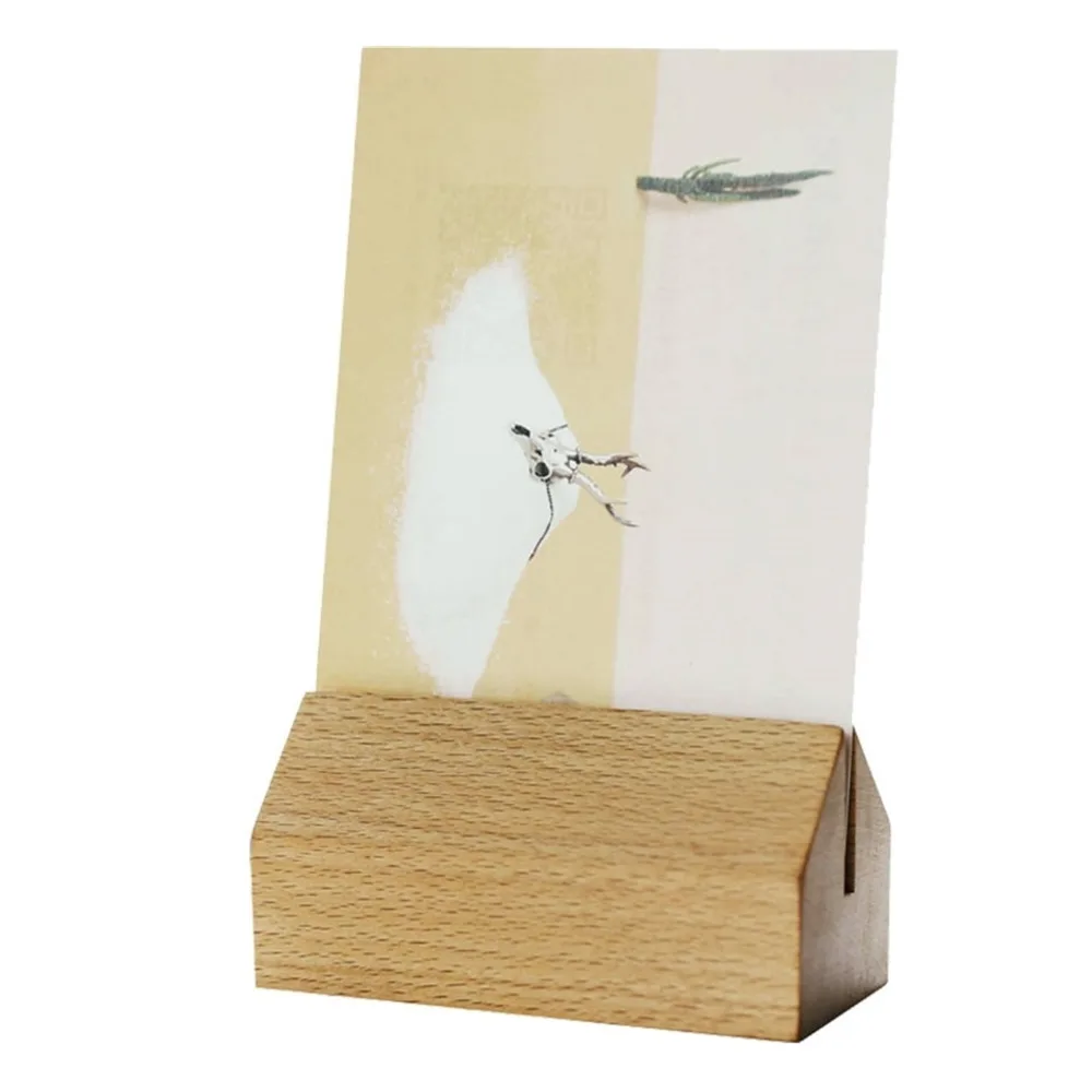 Wooden Jewelry Display Board Holder Stand Paper Card Cardboard Acrylic