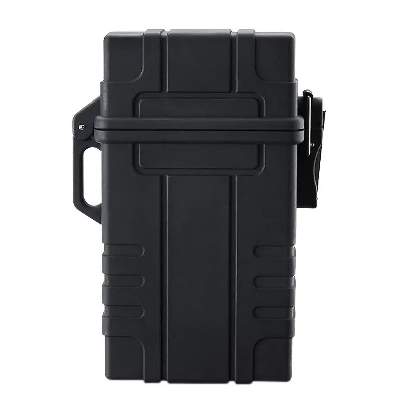 

Capacity 20 Cigarettes Outdoor Portable Sealed Waterproof USB Charge Cigarette Box Lighter